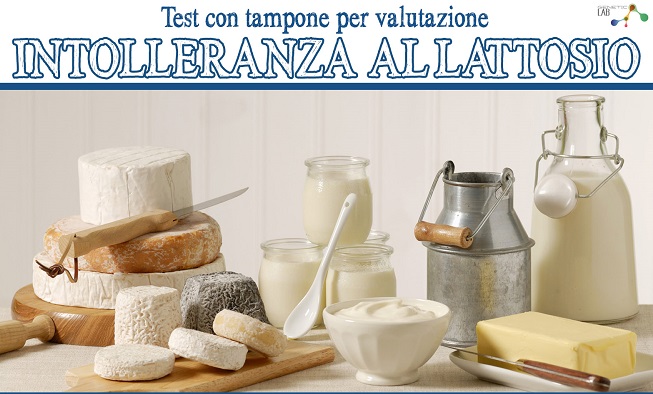 INTOLLERANZA AL LATTOSIO: (tampone) 50,00€