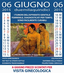 Visita Ginecologica a PREZZO SCONTATO per tutto il mese di Giugno!