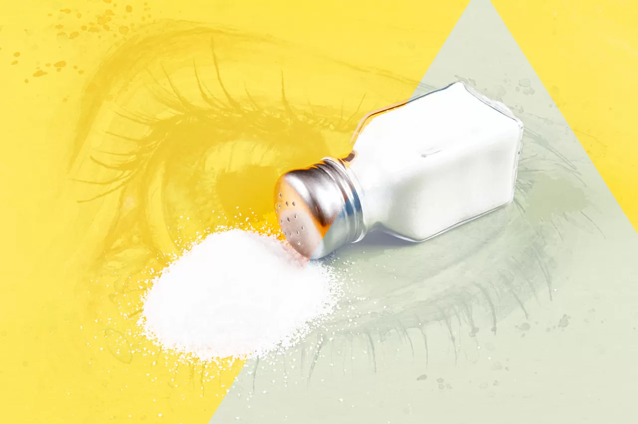 Troppo sale in cucina è dannoso anche per gli occhi